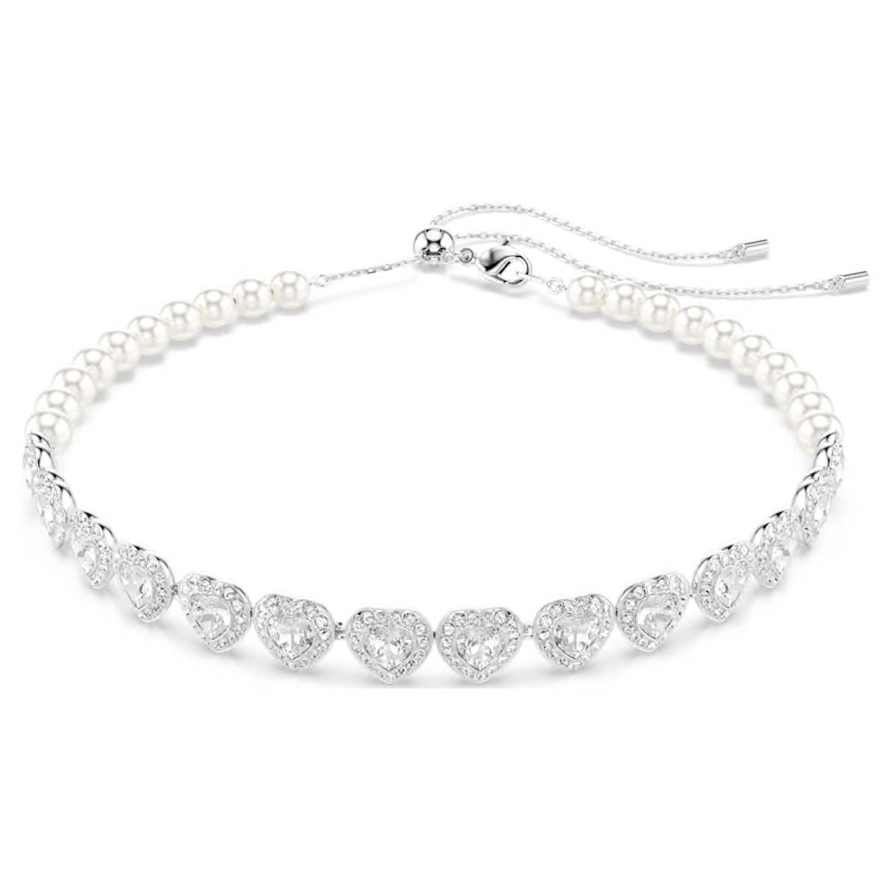 Swarovski Crystal Pearl Heart Choker by Ariana Grande - Picture 5 of 8